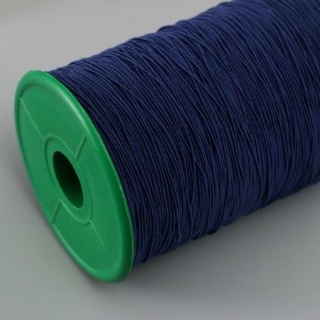 Spandex for beads, length 500 m, col. blue-2