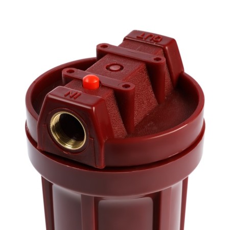 The Aquarite filter case is ABF-GOR-34, 3/4, for hot water, a key and fasteners, red-1