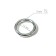 Rings for bags, d = 12 mm, thickness - 3 mm, 10 pcs, silver color
