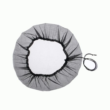 Mosquito mesh on a barrel, with a puff, d = 60 cm, Greengo-10