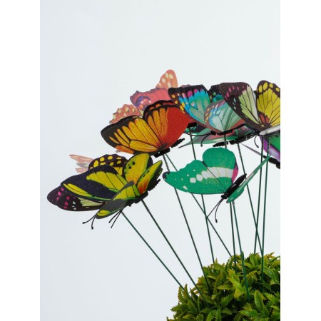 Набор штекеров "Бабочки с блестками" в наборе 20шт, 8,5см-3
