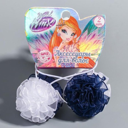 Hair bow, 2 pieces 4.5 cm, Winx-2