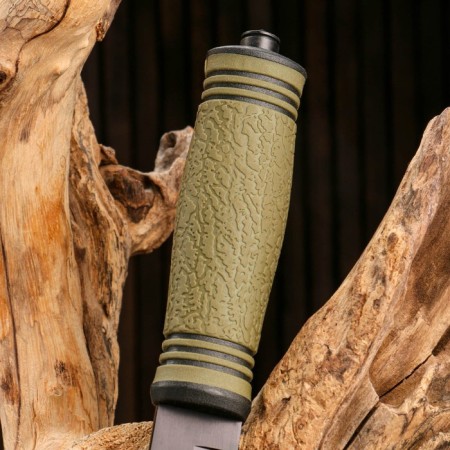 Tactical knife "Alpha" 21.5cm, blade 105mm/3mm, with fiberglass, green-4