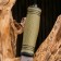 Tactical knife "Alpha" 21.5cm, blade 105mm/3mm, with fiberglass, green