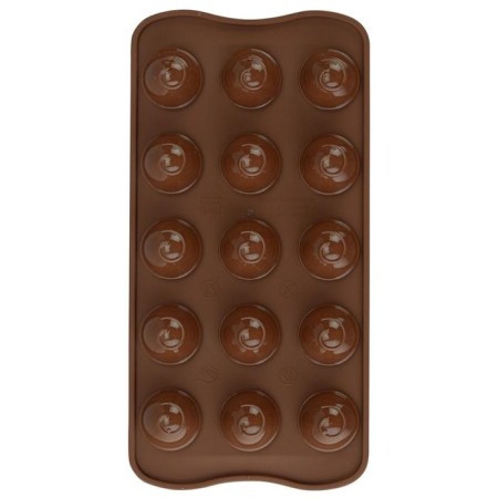 Form for the preparation of sweets Choco Spiral, silicone-3