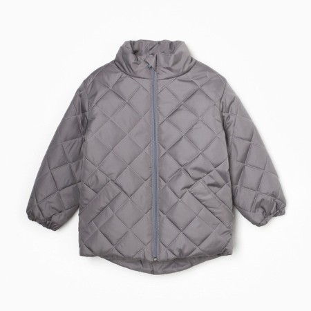 Children's jacket quilted, gray color, height 116 cm