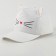 Baby cap for a girl "cat", with ears, color white rr 52-54 5-7 years