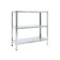 Metal rack ES, 750x300x750, 3 shelves