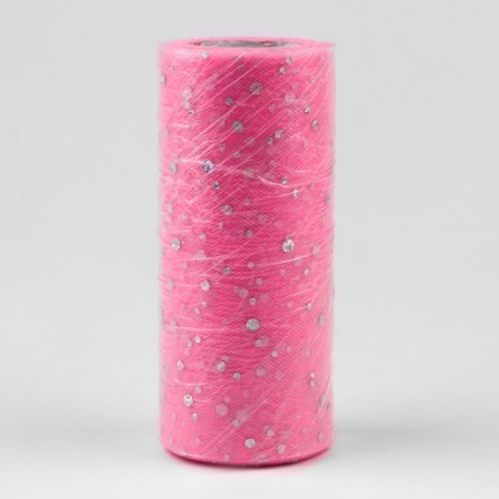 Fatin with sparkles, 15 cm, 11 ± 1 g/sq.m, 23 ± 1 m, pink color No. 4-2
