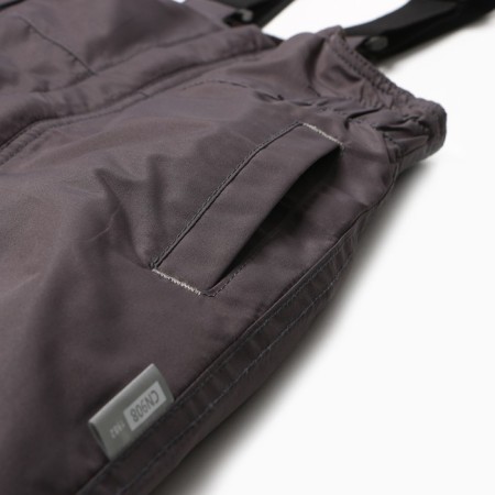Semi -combine season insulated for boys, gray color, height 122 cm-2