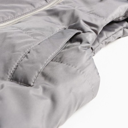Children's vest, gray color, height 86 cm-2
