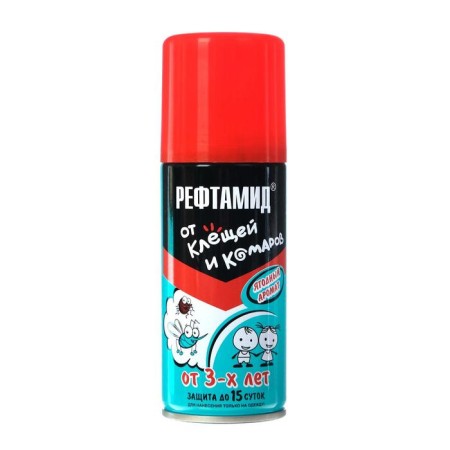 Aerosol repellent from ticks and mosquitoes "Refamide Baby", 100 ml