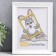 Photo frame plastic L-1 15x21 cm, white (plastic screen)