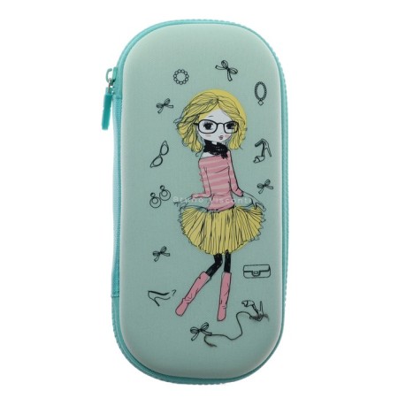 School backpack Bruno VisConti "Girlfriends", 40 x 30 x 19 cm, ergonomic back, pencil case as a gift-1