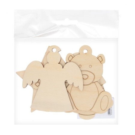 Set for creativity "Wood painting" 5 pcs., With a ribbon-1
