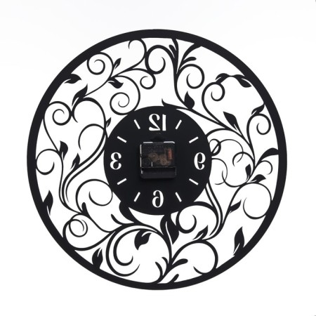 Wall-wall watches "curls", silent, d-40 cm, aa-3