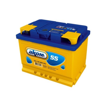 Battery AKU 55 A/h - 6 tbsp, direct polarity