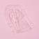 Mold for pouring chocolate Konfinetta "newlyweds", plastic, 13.5 × 9.5 × 4.6 cm, transparent
