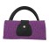 Household bag, textiles, purple, 47x33x14 cm