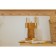 Ersh for dishes of the share Meli, 34 × 6 cm, bamboo pen, suede loop