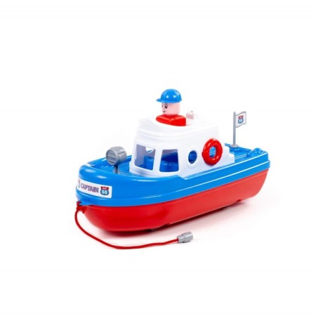 Rescuer boat, white-blue color