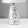 Traffic lamp with lampshade Risalux "Flex", E14, 40 W, silver, 20 × 20 × 32.5 cm