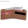 Male purse, brown color