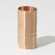 Wire with memory, d = 2 cm, thickness 0.6 mm, for a ring, color gold, 10 g