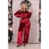 Combineson female, size 52, burgundy color