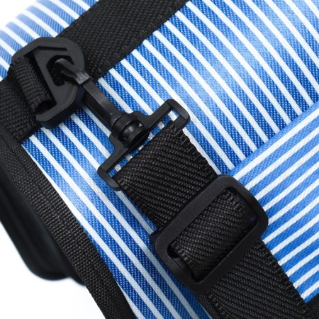 Bag - carrying for animals "strips" with organizer, blue, size L, 53 x 27 x 47 cm-8