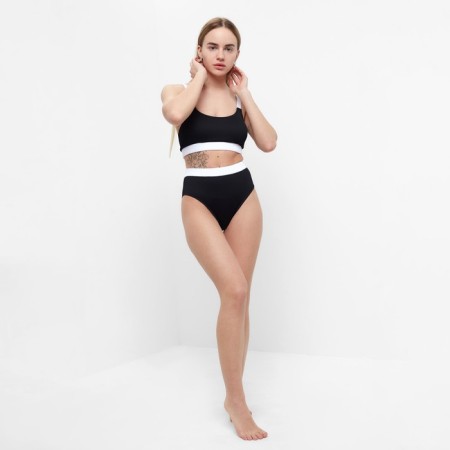Separate swimsuit, black color, size 50 (44)-3