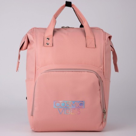 School backpack with pocket Cosmic Vibes-5