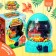 Automat for Dino sweets, with sweets, color mix