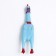 The squeak of "thoughtful chicken" for dogs, 28 cm, blue