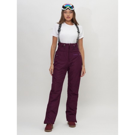 Ski-loving trousers, size 42, dark purple color