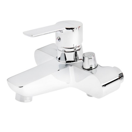 ACCOONA A6008 bath mixer, one -leaf, with shower set, brass, chrome-2