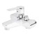 ACCOONA A6008 bath mixer, one -leaf, with shower set, brass, chrome