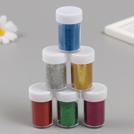 Glitter size 1/96, packaging 12 pcs/10 g, color