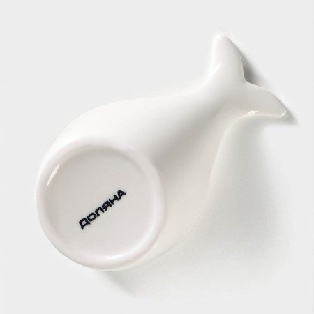 Ceramic shares "Kit", 10 × 6.5 cm, white color-3