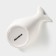 Ceramic shares "Kit", 10 × 6.5 cm, white color