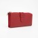 Women's wallet on a magnet, burgundy color