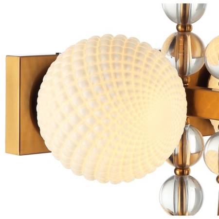 Wall lamp Queenly 2xe27 40W, size 20x35x46 cm, bronze color-2