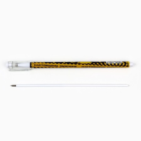 Ballic handle, blue paste, 0.5 mm, plastic "Real man"-2