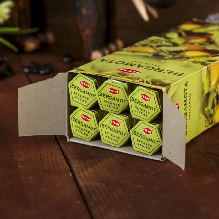 Incense "hem" 20 sticks coal bergamot-1