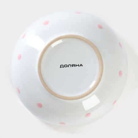 Ceramic Daramic Saladnik "Golts", 580 ml, pink color-3