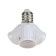 ECLA adapter, from the basement E27 to 3xe27, white