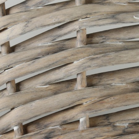 Wicker basket, 33 x 33 x 15.5 x 47 cm, gray, willow-4
