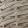 Wicker basket, 33 x 33 x 15.5 x 47 cm, gray, willow