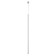 Suspended lamp Crystal Lux, CLT 036 1400/207, LED, 1x3 W, 100x2.5x2.5 cm, white color