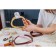 Handles for bag, 2 pcs, bamboo, 17 × 12 cm, thickness 0.8 cm